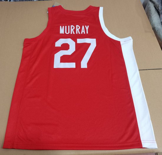 27 Murray Canada Team 2023 jersey red